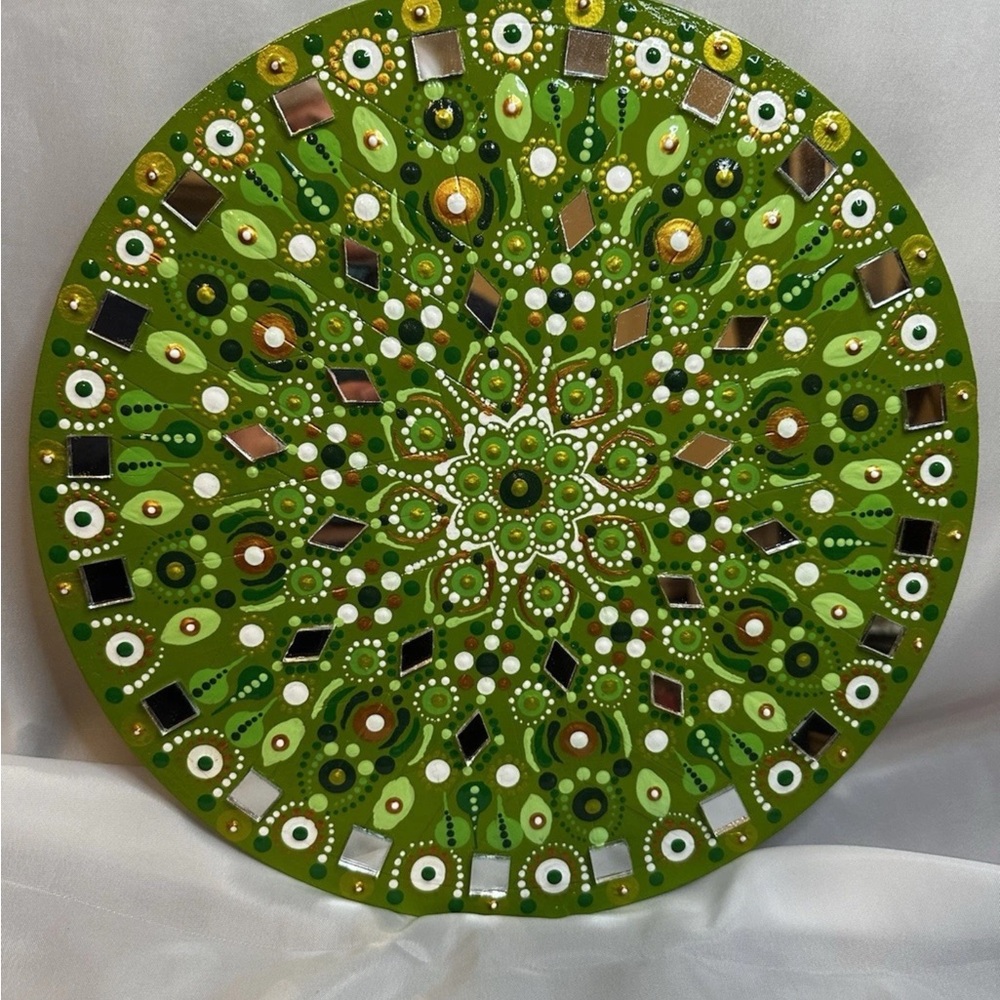 Green Decorative Mandala